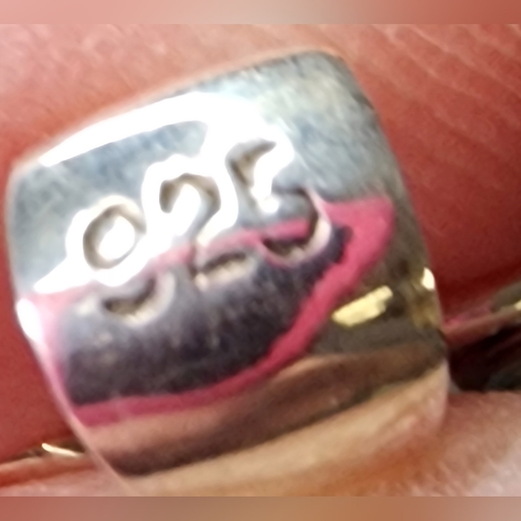 Silver and Pink Gemstone Butterfly Necklace - Picture 5 of 6